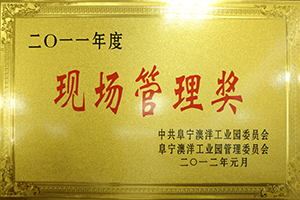 2011年度现场管理奖